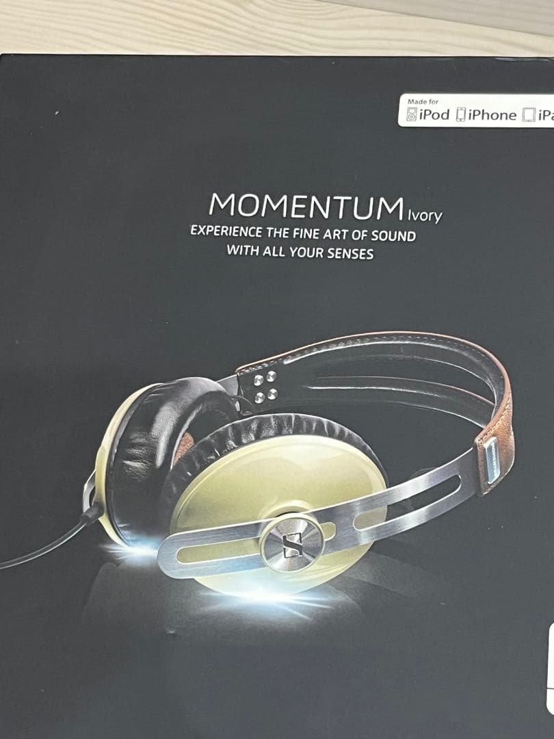 Sennheiser Momentum Ivory 有線ヘッドホン人気アイボリー