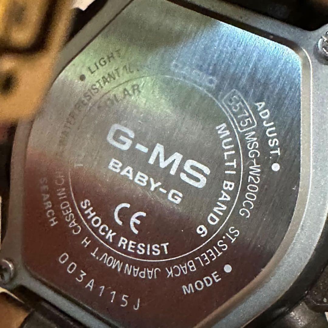 Baby-G CASIO腕時計 MSG-W200CG-5AJF 電波ソーラー