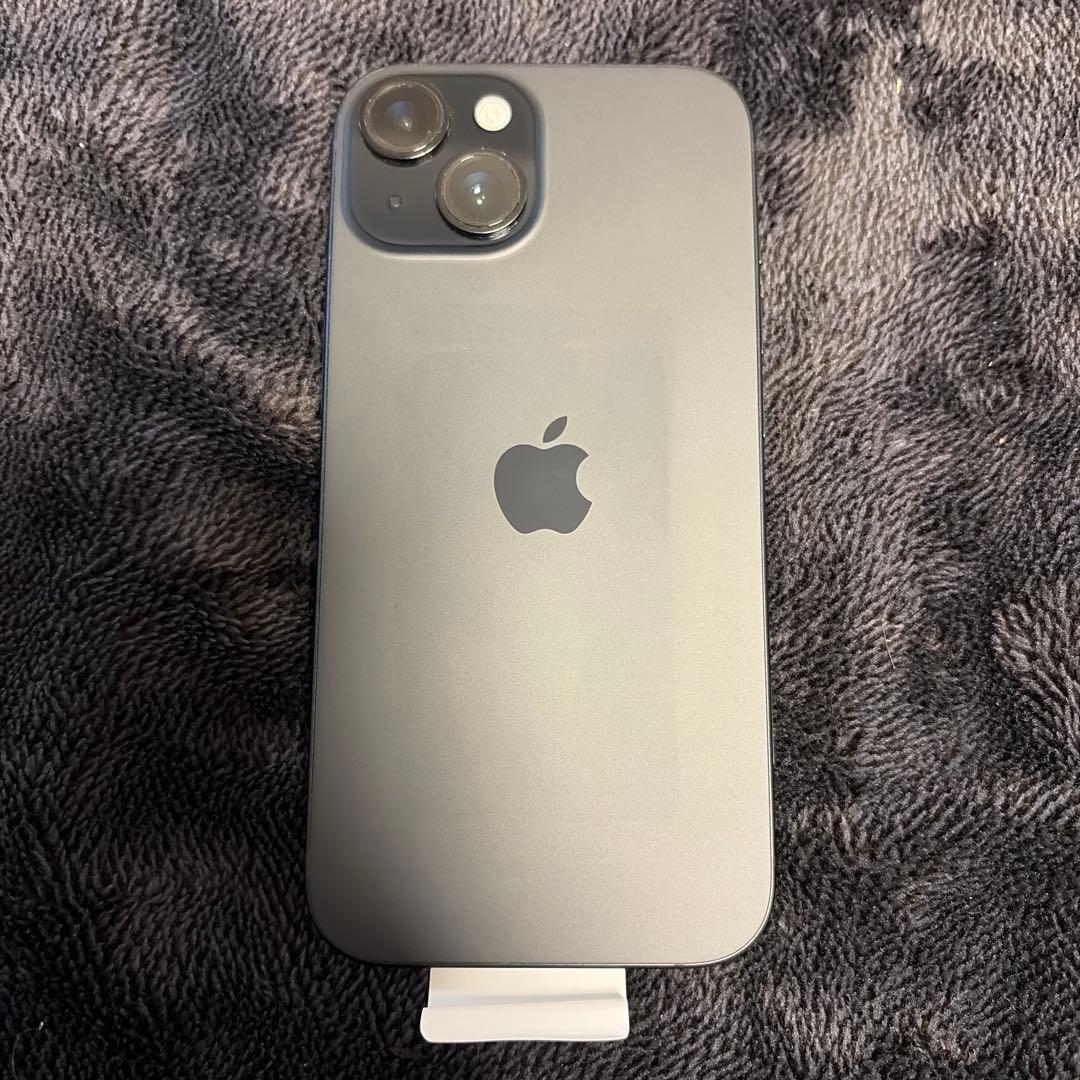 iPhone 15 256GB ブラック SIMフリー ケース付