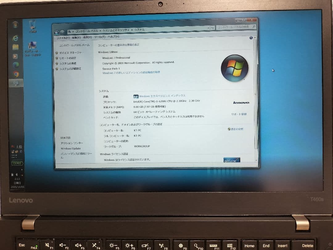 Windowsノート本体 Lenovo ThinkPad PC