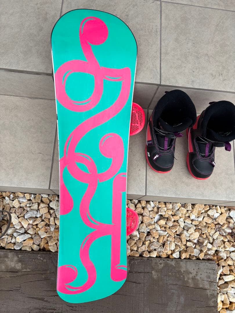 k2 キッズスノーボードセット 3点セット スノーボード 引き取り優先