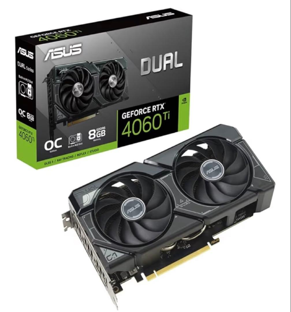 グラフィックボード・グラボ・ビデオカード ASUS DUAL GeForce RTX 4060 Ti 8GB