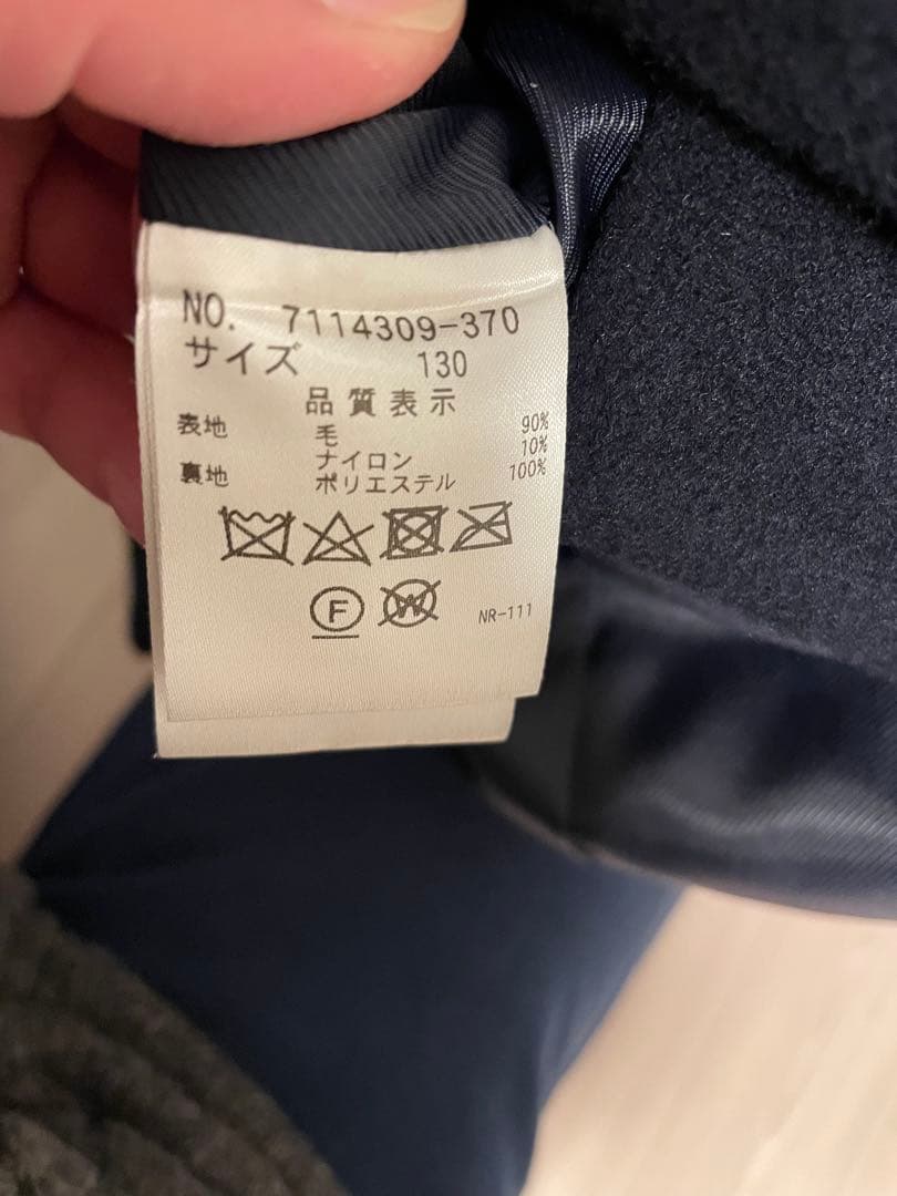 ANNA SUI Mini ウールコート 130 ネイビー