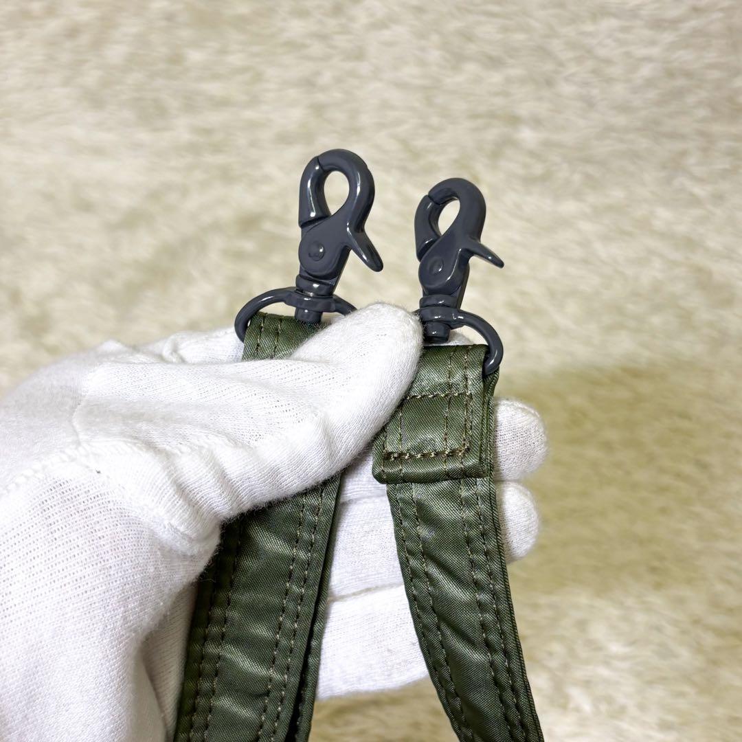 【極美品】ポーター タンカー ウエストポーチ ボディバッグ セージグリーン