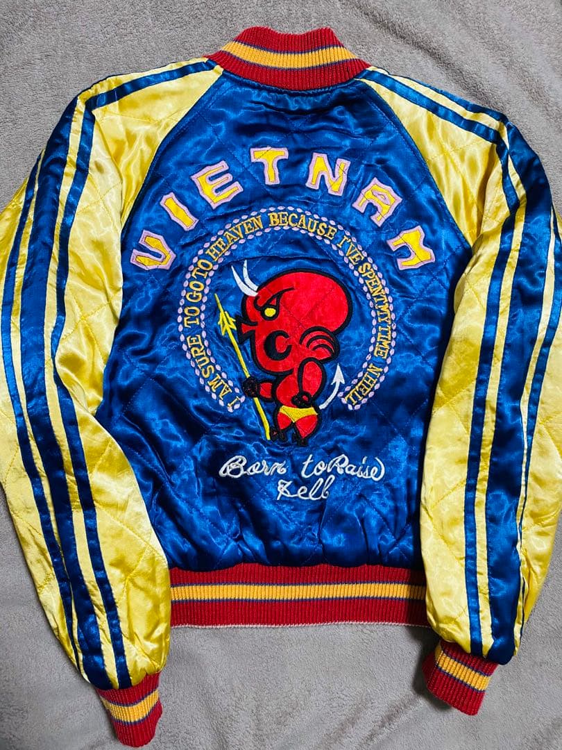 TEDMAN 別珍 ２面用 日本 スカジャン unisex レーヨン ベトジャン