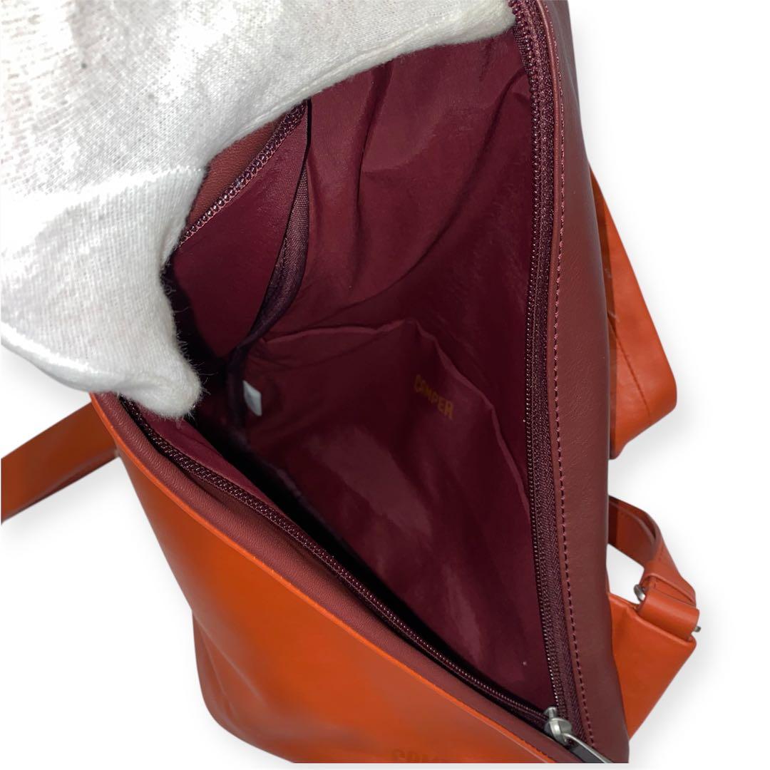 【未使用 70%OFF‼︎】CAMPER カンペール オレンジ レッド系 リュック