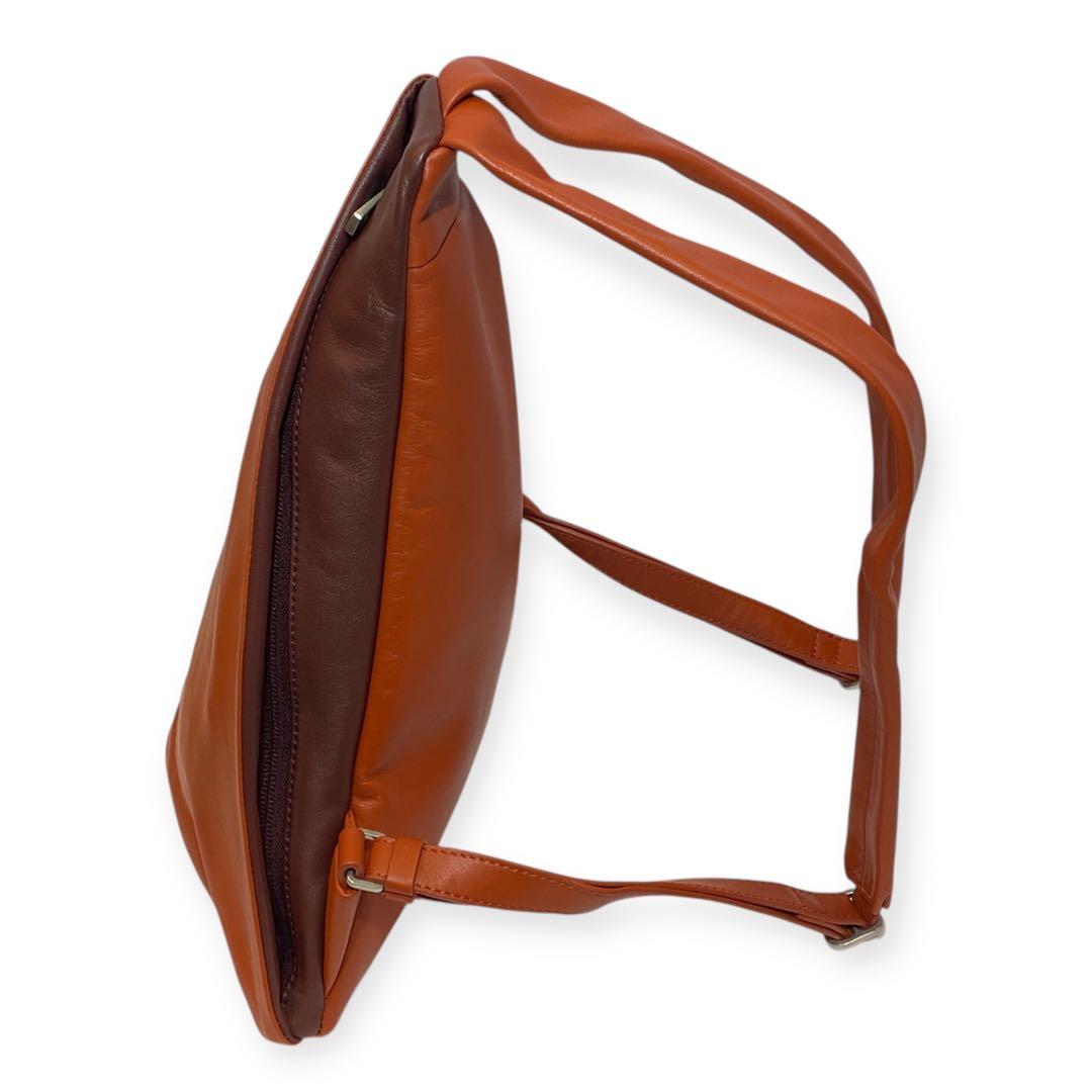 【未使用 70%OFF‼︎】CAMPER カンペール オレンジ レッド系 リュック