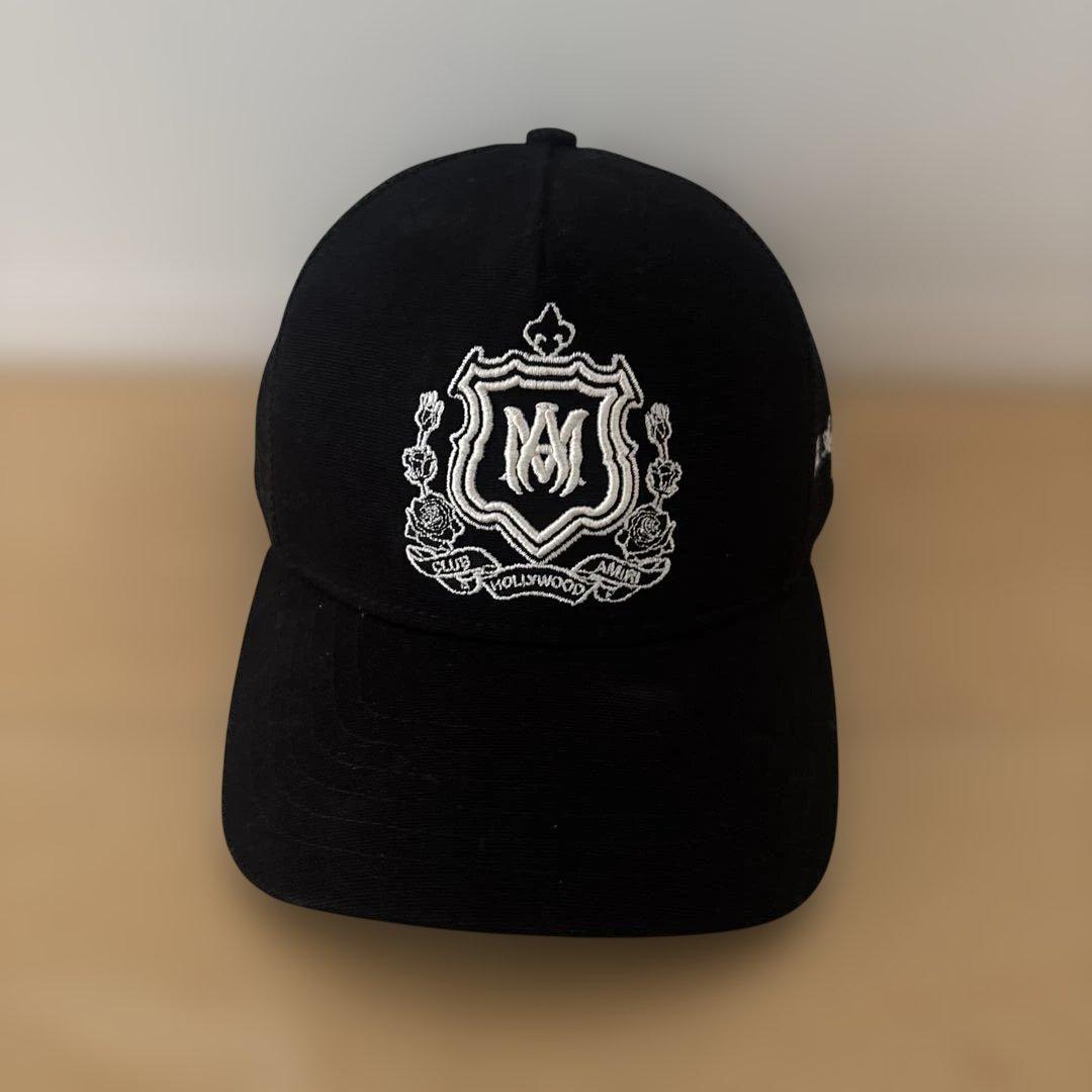 帽子 25FW AMIRI MA CREST TRUCKER HAT / BLK