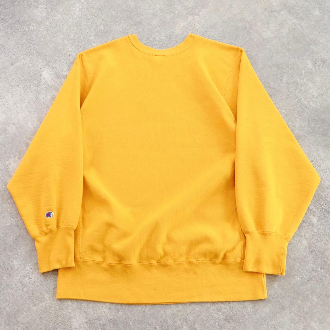 スペシャル 80sトリコタグ チャンピオン リバースウィーブ イエロー IOWA