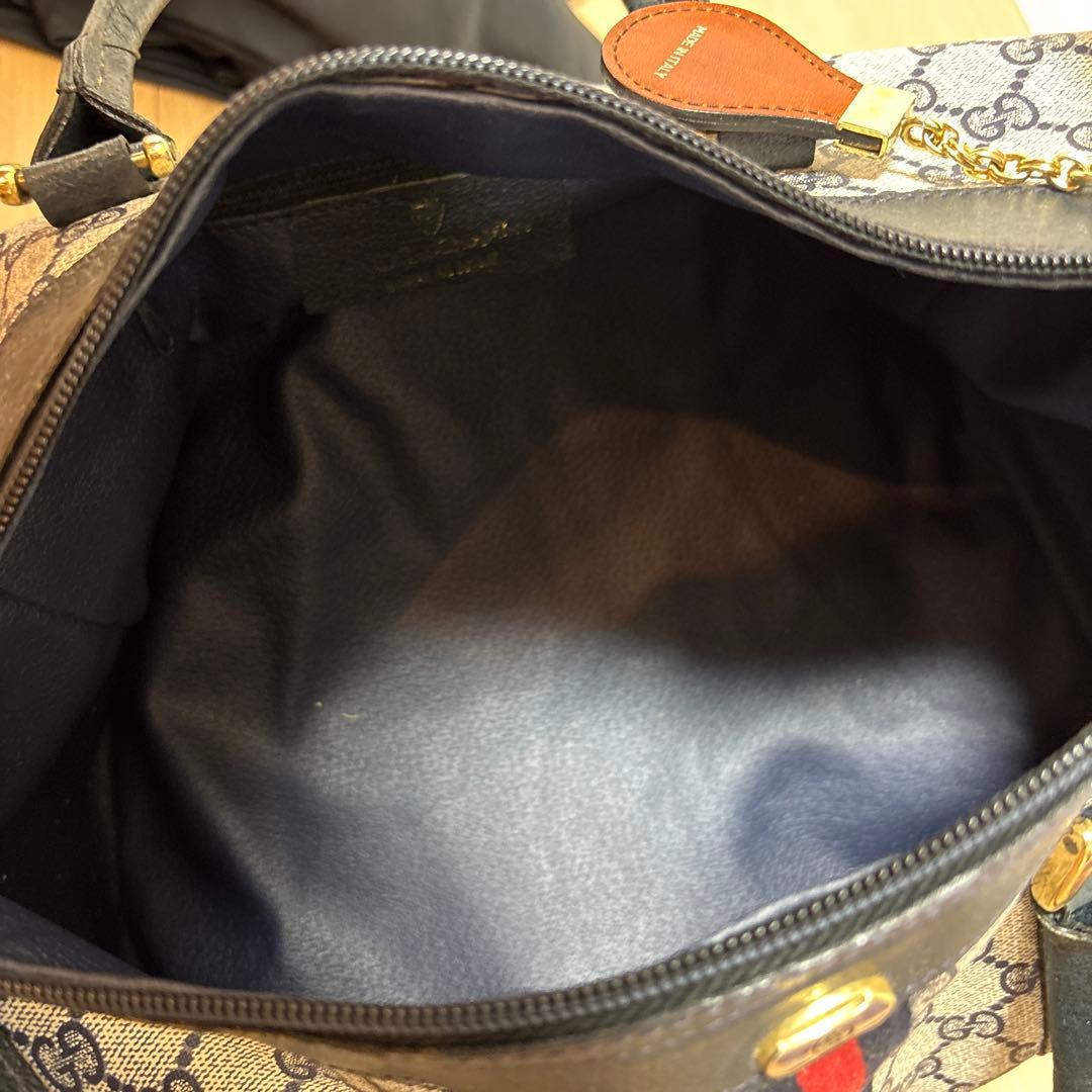 GUCCI（グッチ） オールドグッチ ボストンバッグ シェリーライン