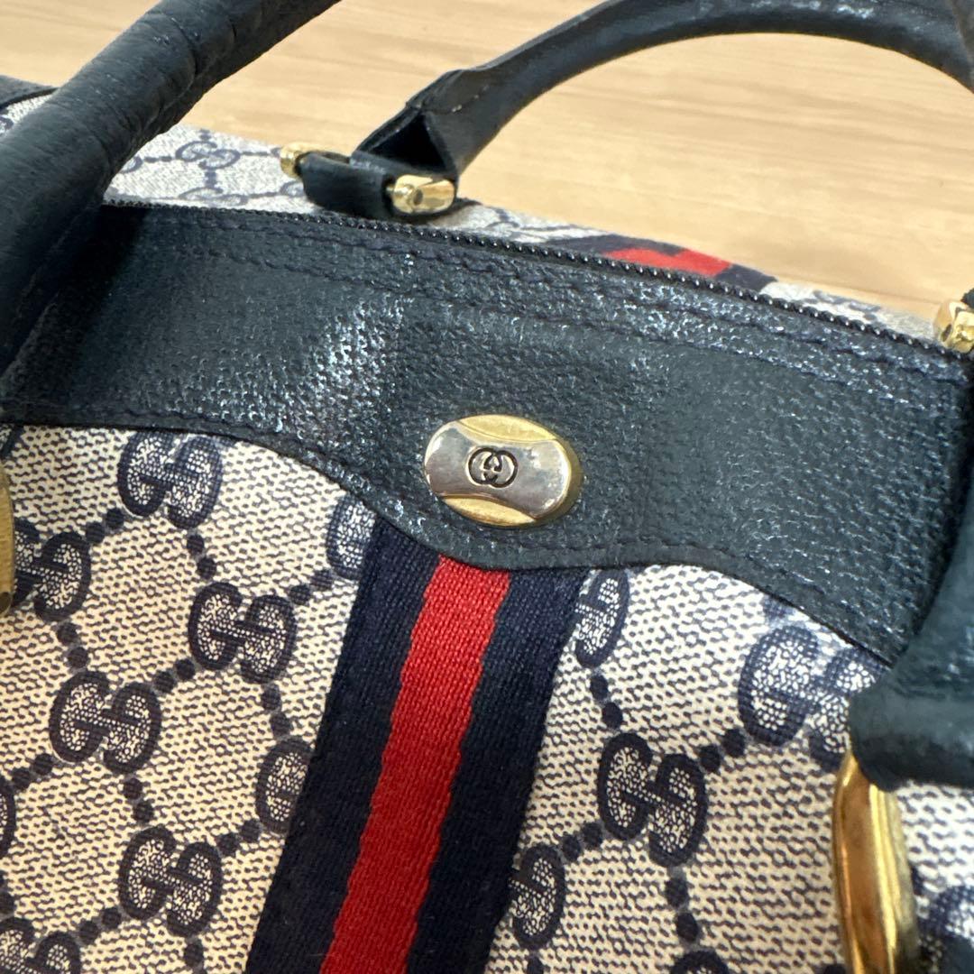 GUCCI（グッチ） オールドグッチ ボストンバッグ シェリーライン