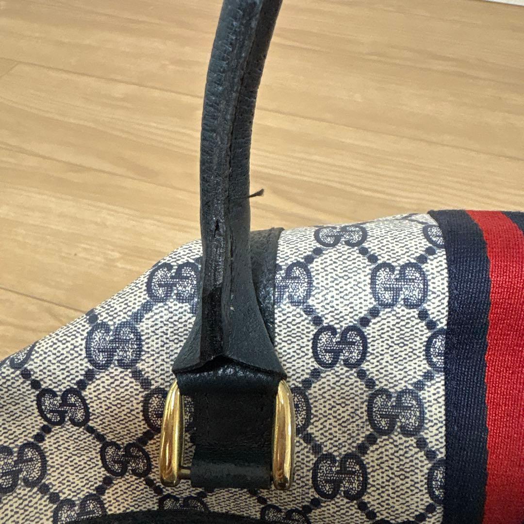GUCCI（グッチ） オールドグッチ ボストンバッグ シェリーライン
