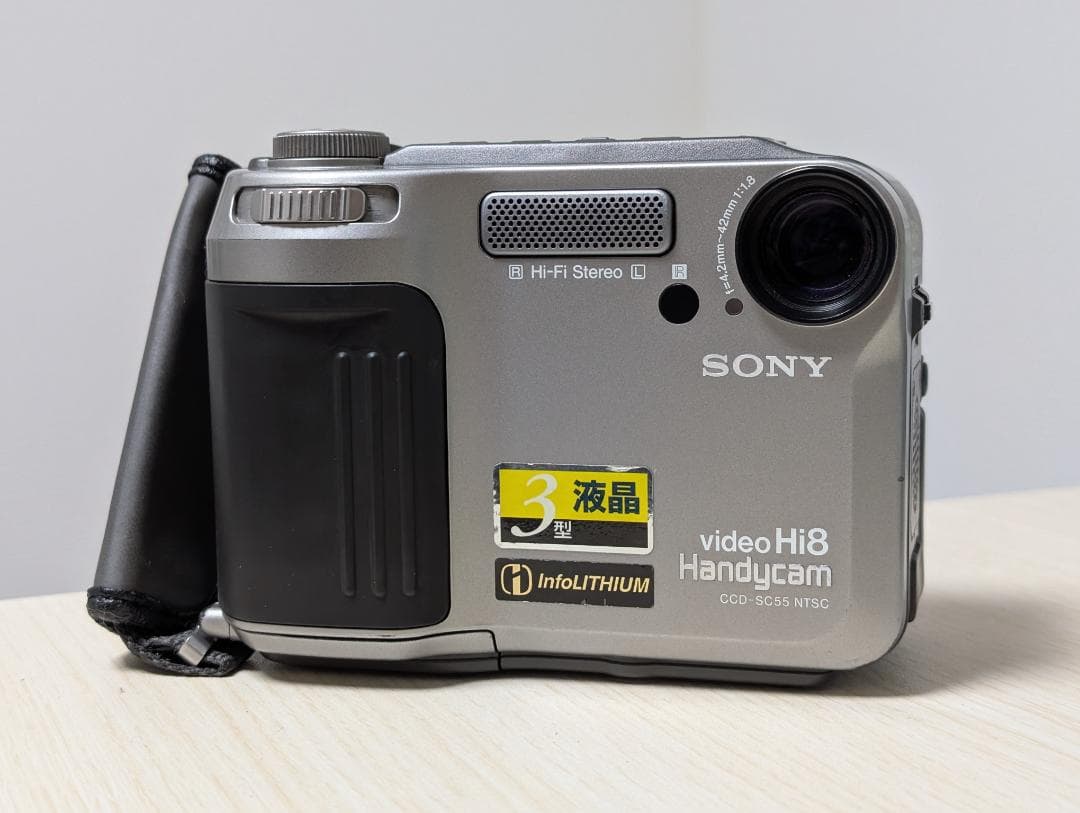 SONY CCD-SC55 ビデオカメラ ダビングに