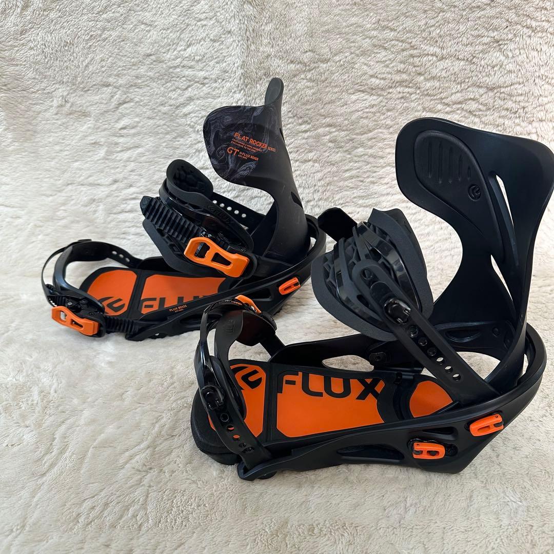 23-24 FLUX GT スノーボード ビンディング M ブラック/オレンジ