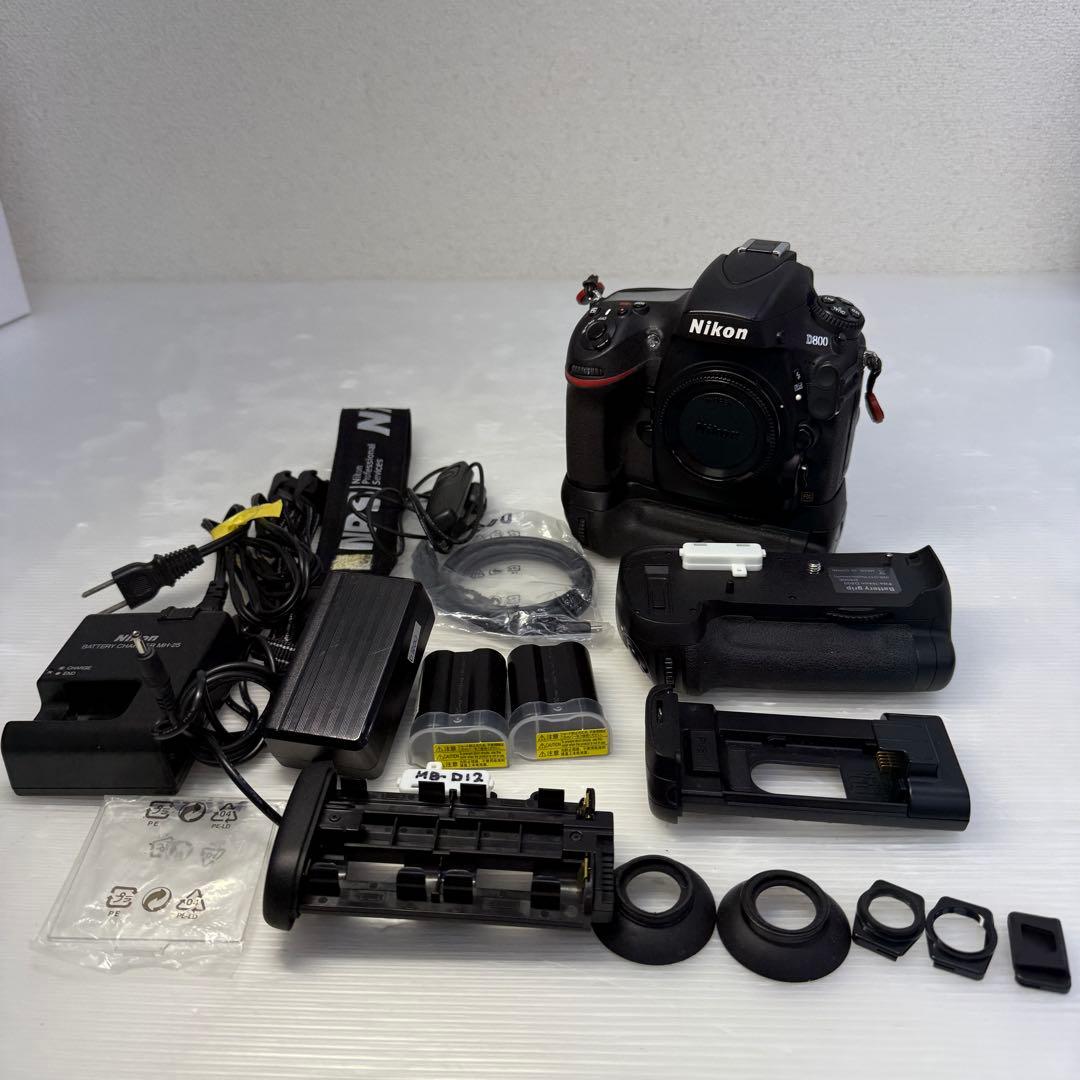 ☆ニコン D800☆MB-D12 一眼レフ カメラ Nikon 付属品多数