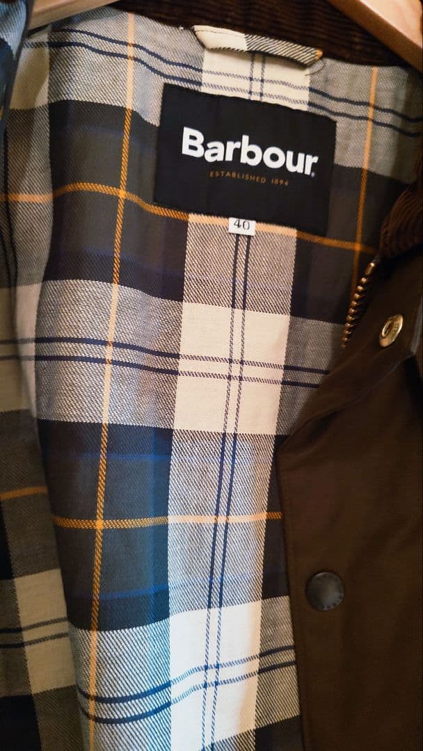 Barbour 　トランスポート　中綿 40　 オリーブ　男女兼用