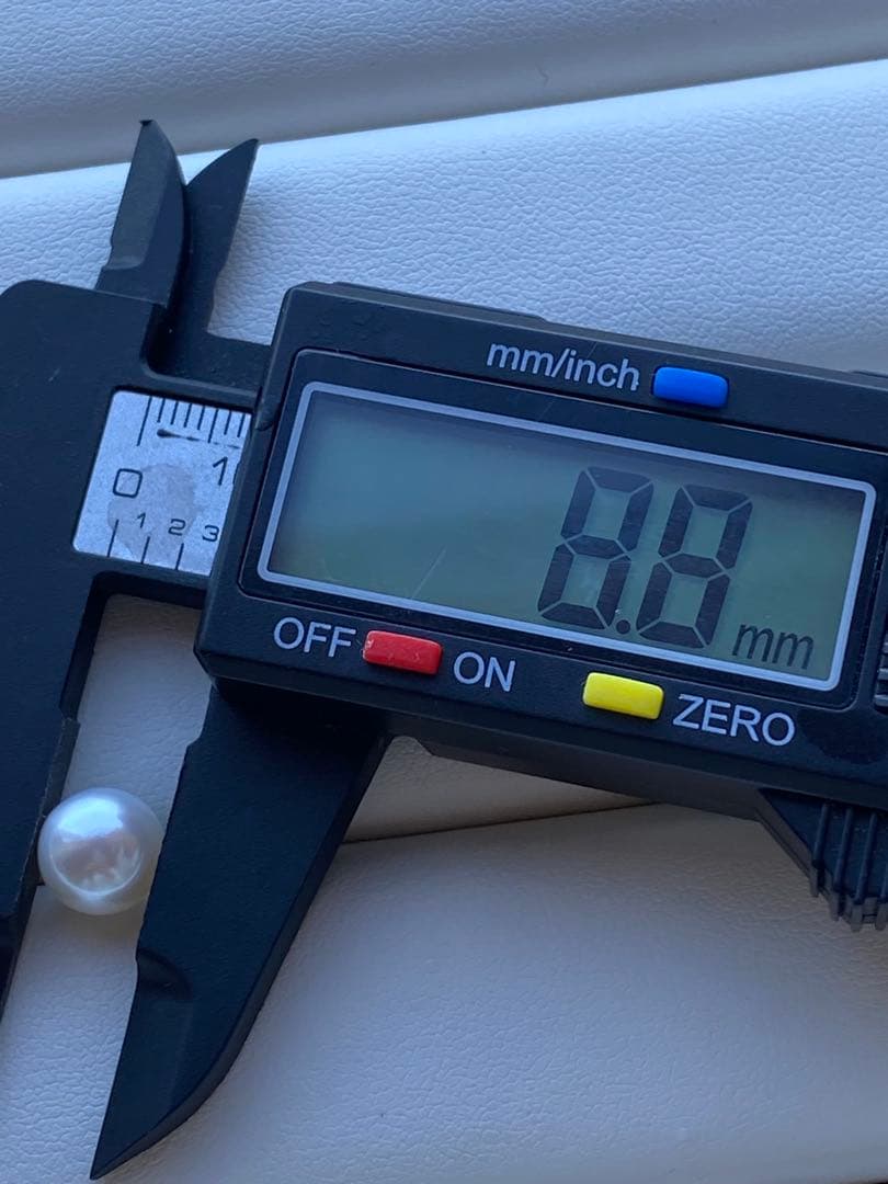 1945 あこや真珠　pt900 大玉　8.5-9mm 目立つキズ無し　ピアス