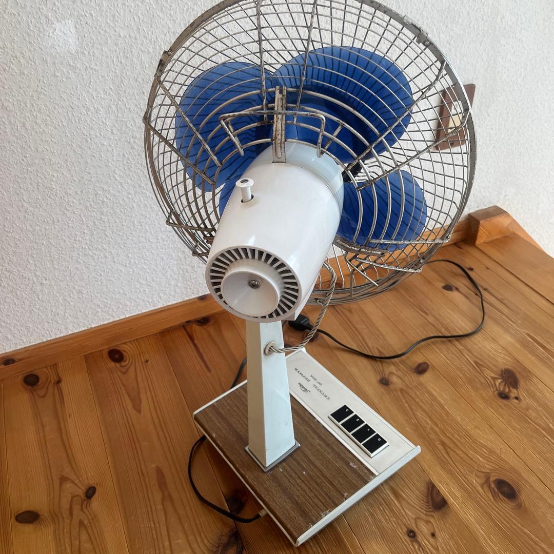 昭和レトロ アンティークTOSHIBA 東芝 扇風機 東芝製電源コード交換済み