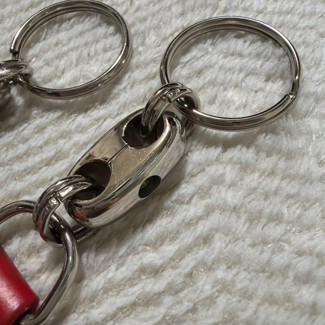 フェラーリ オフィシャル レザー キーリング 2個セット Ferrari