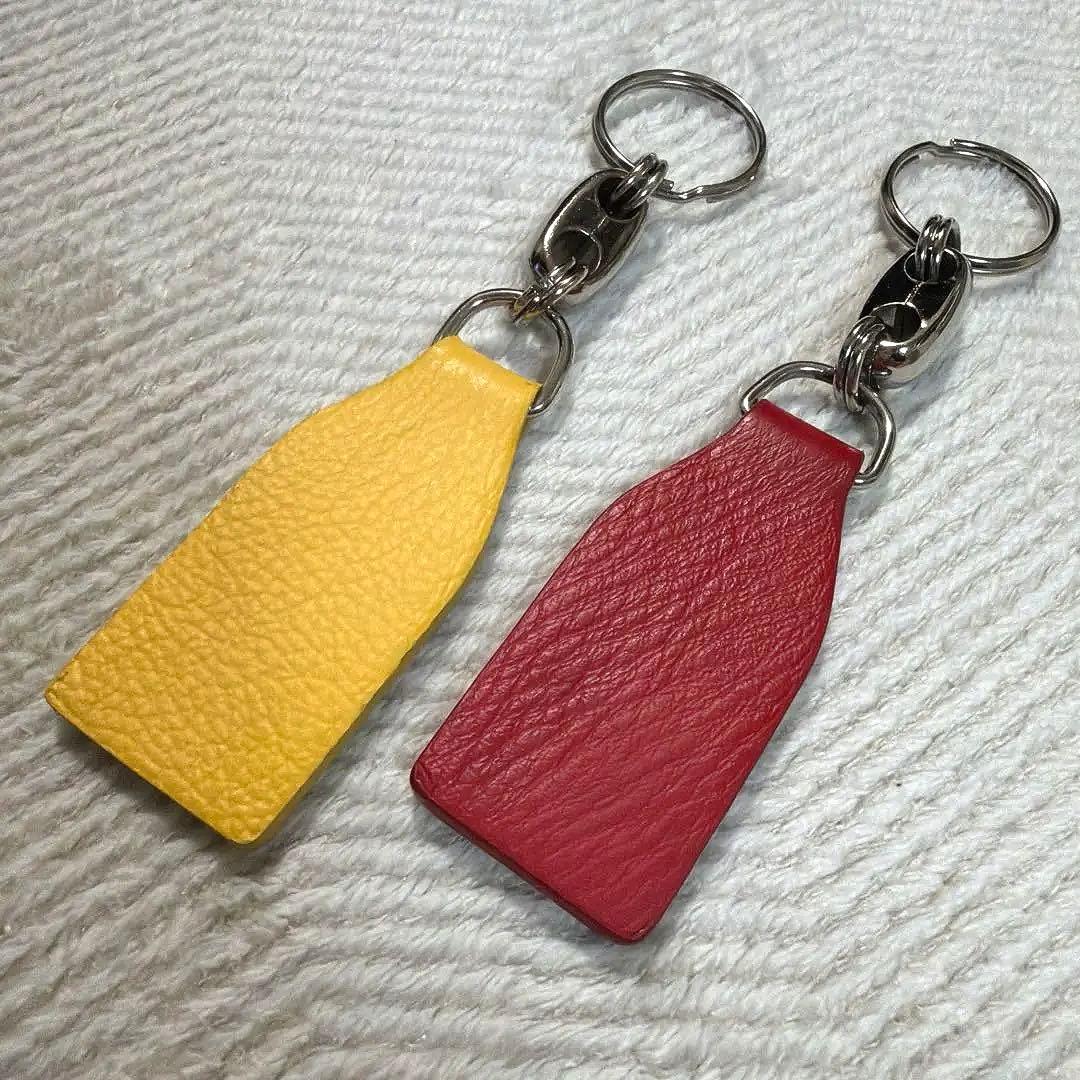 フェラーリ オフィシャル レザー キーリング 2個セット Ferrari