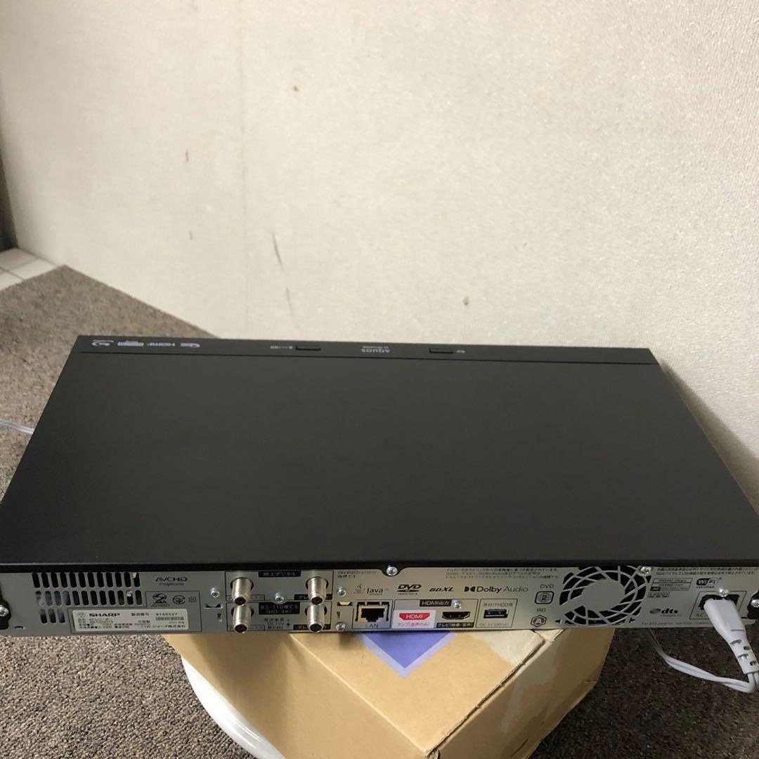 C77美品✨SHARP AQUOS 4Kブルーレイレコーダー 2TB