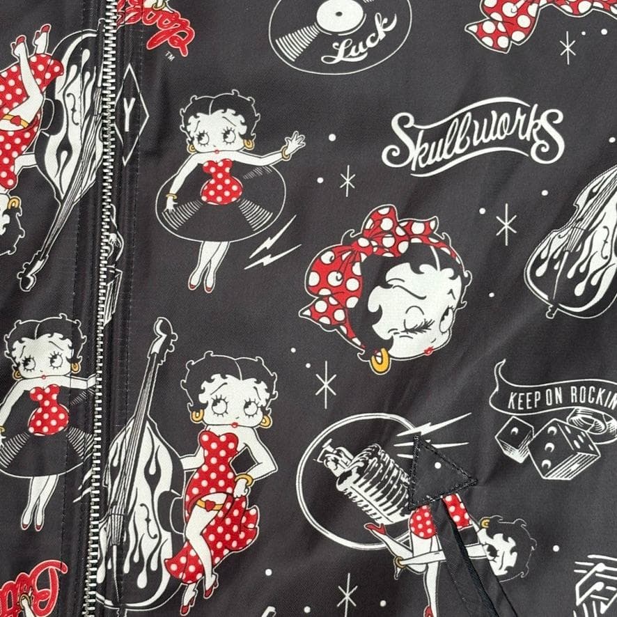 希少　SKULL WORKS × Betty Boop スカジャン リバーシブル
