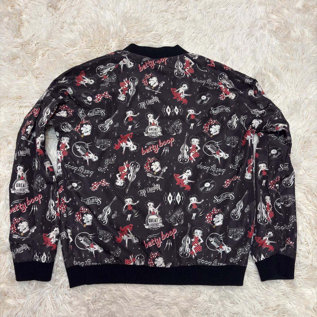 希少　SKULL WORKS × Betty Boop スカジャン リバーシブル