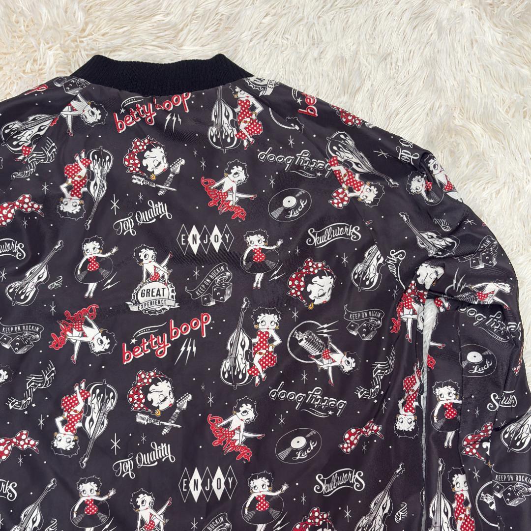希少　SKULL WORKS × Betty Boop スカジャン リバーシブル