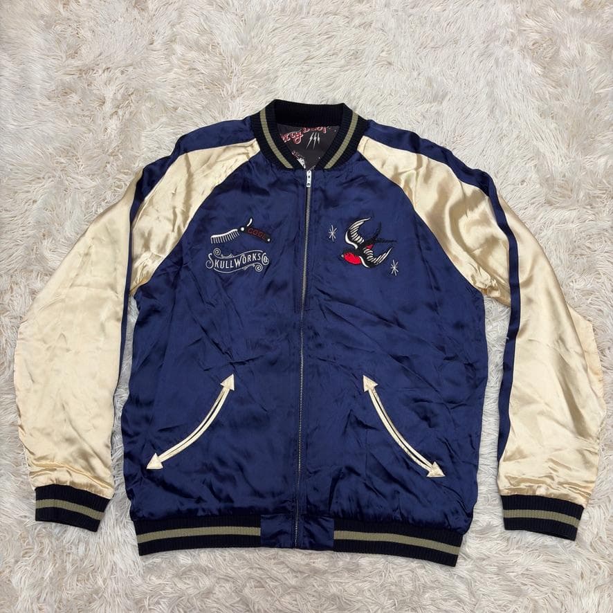 希少　SKULL WORKS × Betty Boop スカジャン リバーシブル