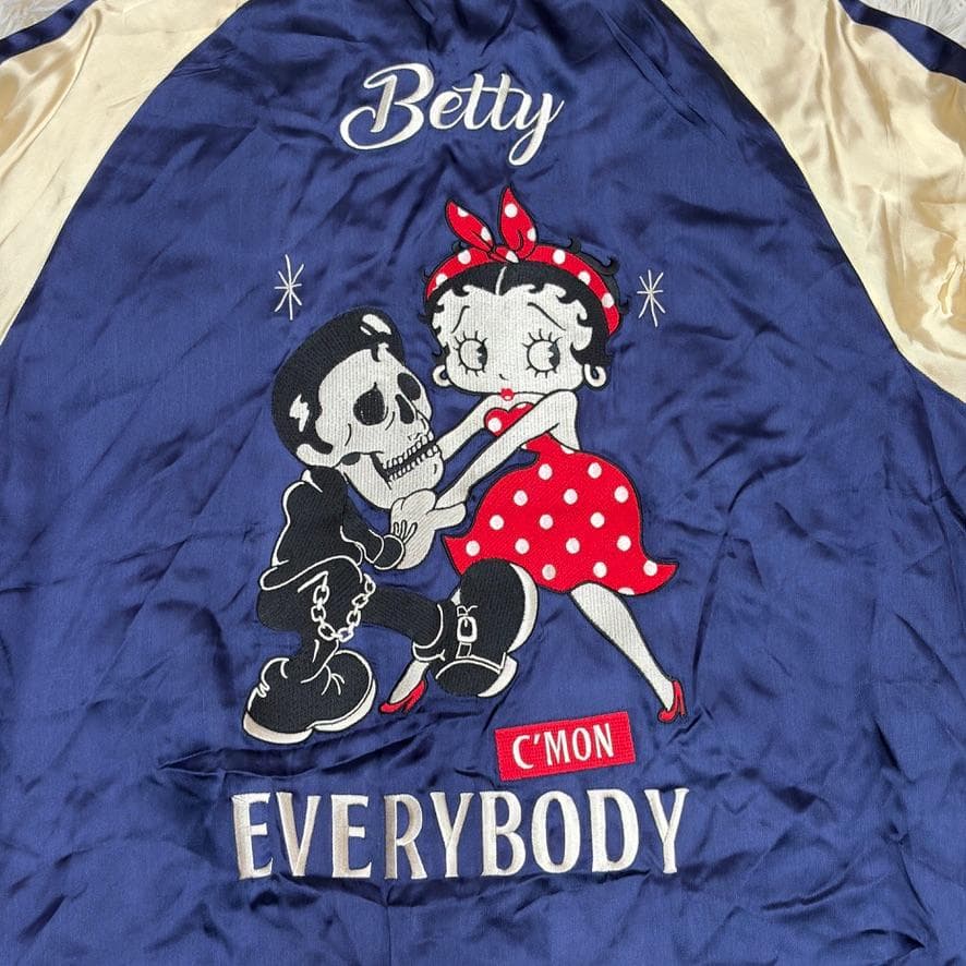 希少　SKULL WORKS × Betty Boop スカジャン リバーシブル