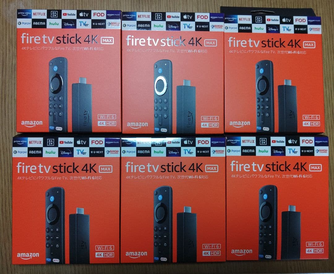 Amazon Fire TV Stick 4K Max 6台セット