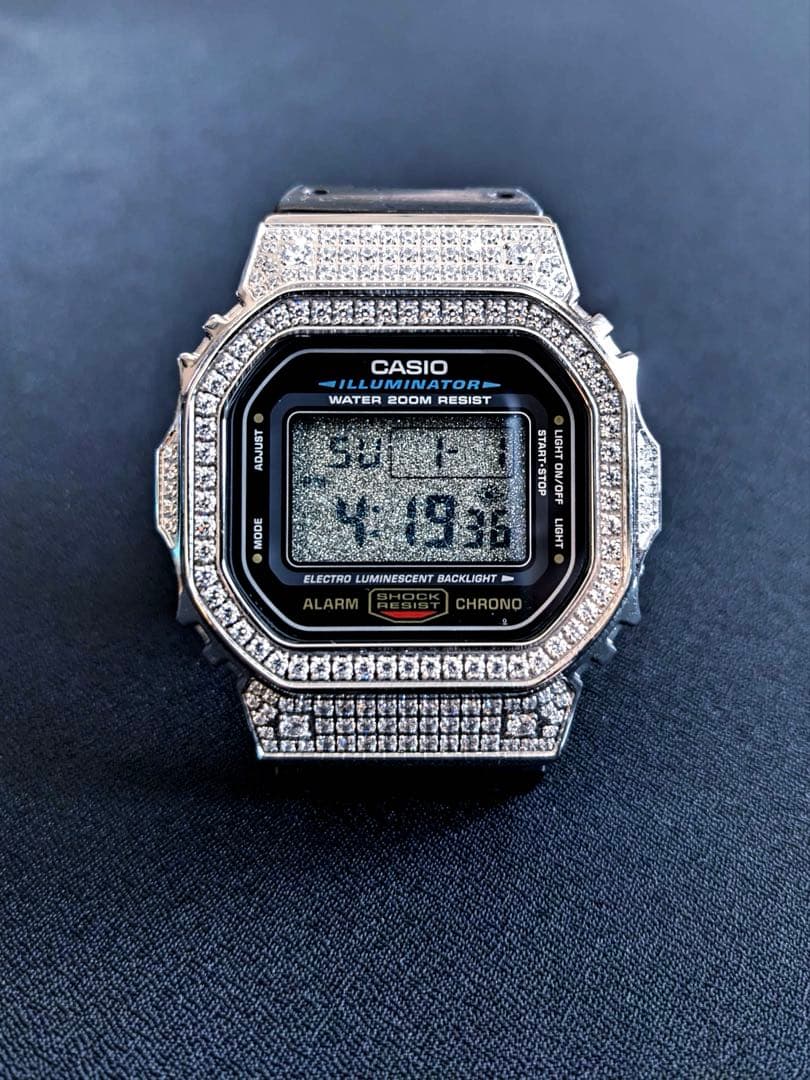 モアサナイトベゼル ラグジュアリー液晶 カスタム フルメタル VIP