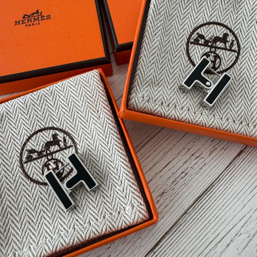 エルメスHERMES Habascule 2個セット H アクセサリー 新品