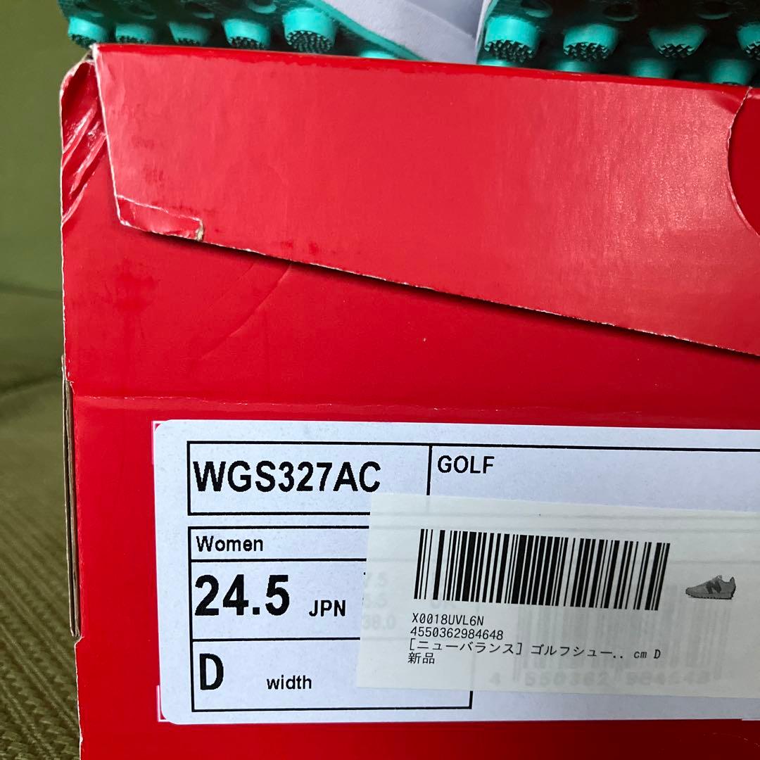 新品！ニューバランス、ゴルフシューズ、レディース、24.5センチ