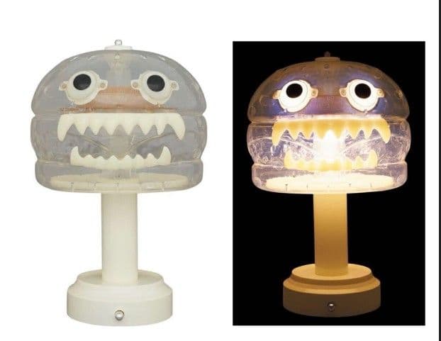 UNDERCOVER HAMBURGER LAMP MEDICOM TOYクリア