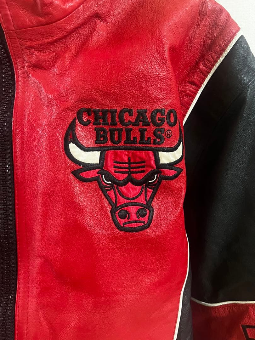 CHICAGO BULLS シカゴブルズ　レザージャケット 革ジャン