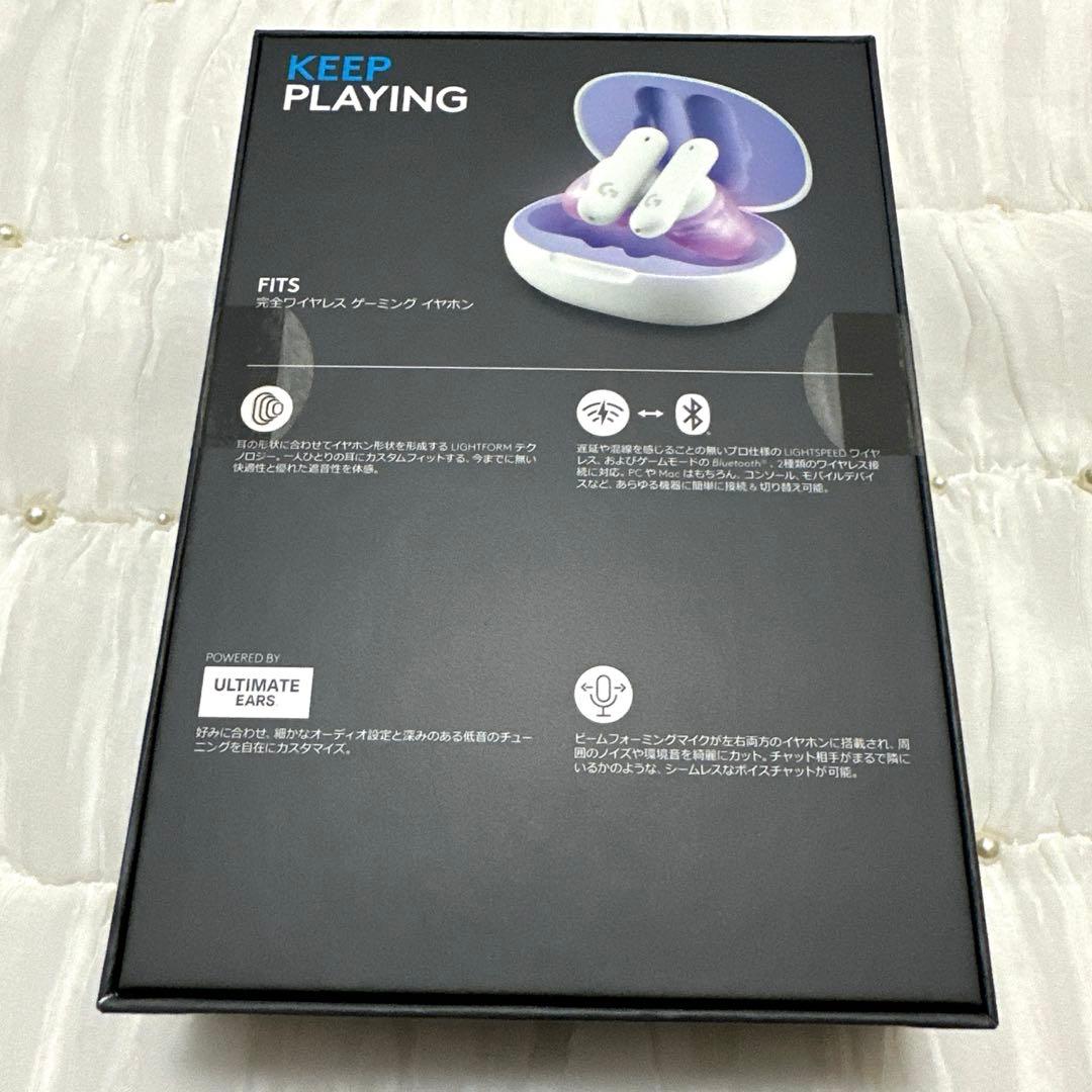 ロジクール G FITS ホワイト ワイヤレスゲーミングイヤホン