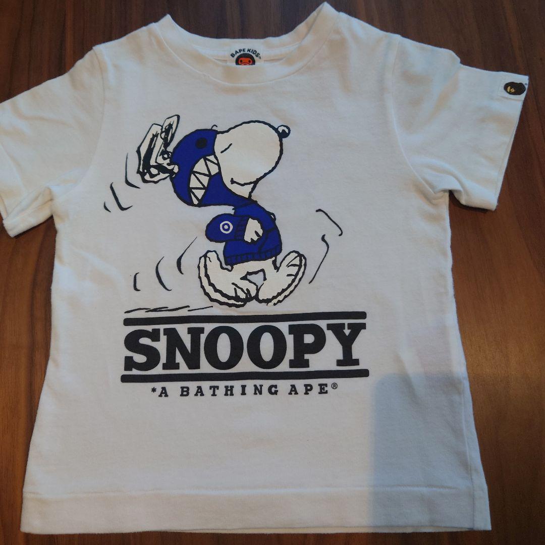 アベイシングエイプ✕SNOOPYコラボTシャツ100