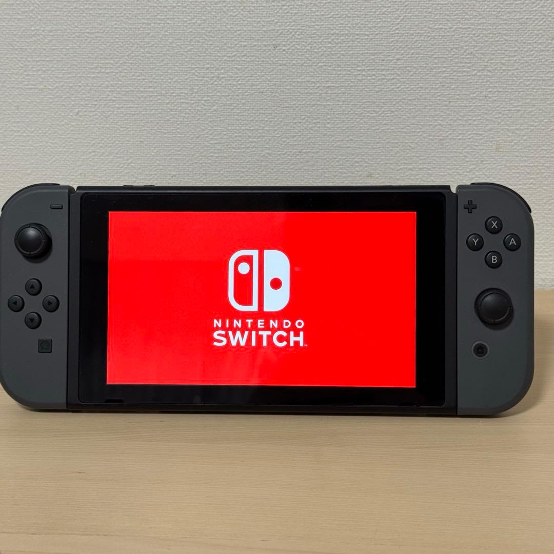 Nintendo Switch グレー本体＋プロコン　マイクロSD付き【中古】