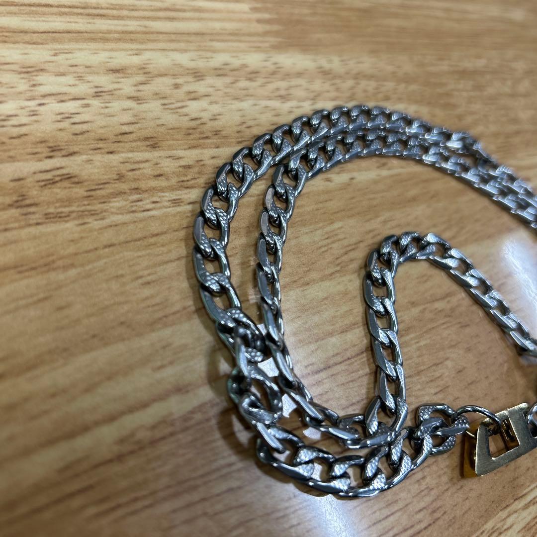 ディーゼル　Dロゴ　ネックレス　DX1343040