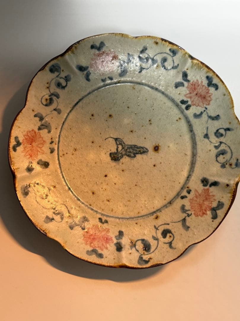 新品未使用　送料込　コウホ窯　市野吉記　バッチャン　輪花皿