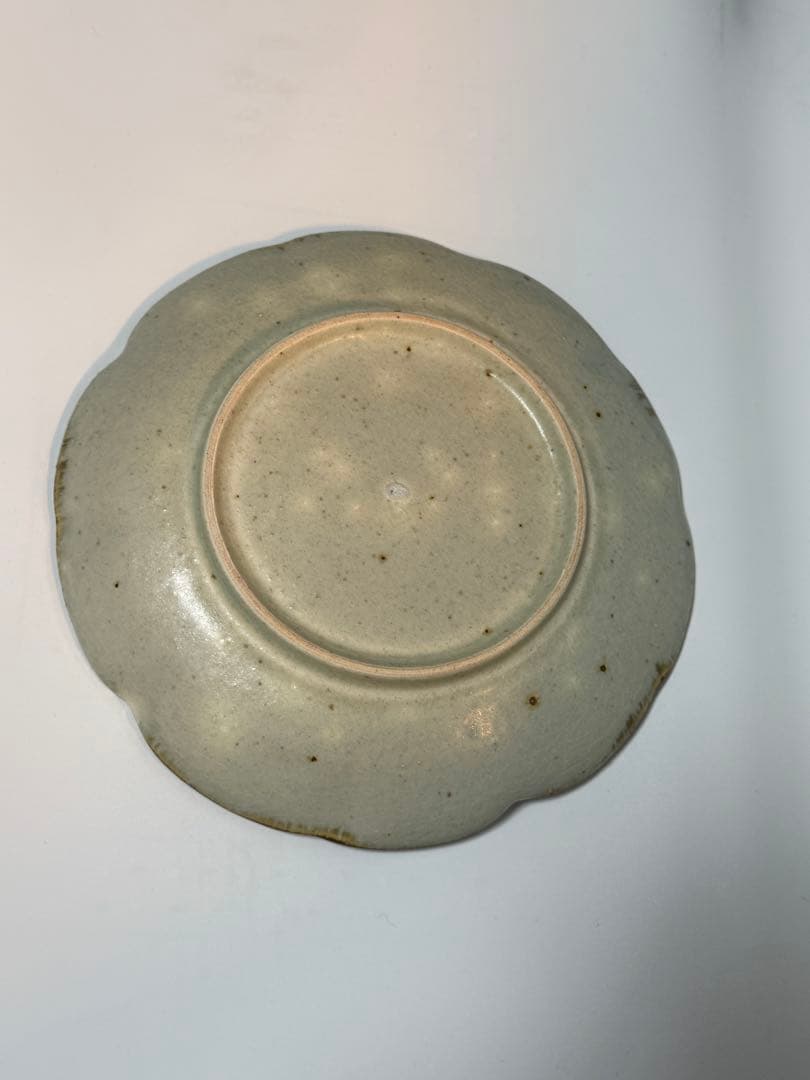 新品未使用　送料込　コウホ窯　市野吉記　バッチャン　輪花皿