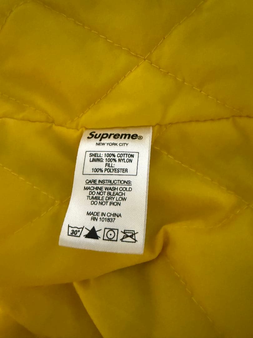 トップス Supreme Quilted Arc Logo Flannel Shirt
