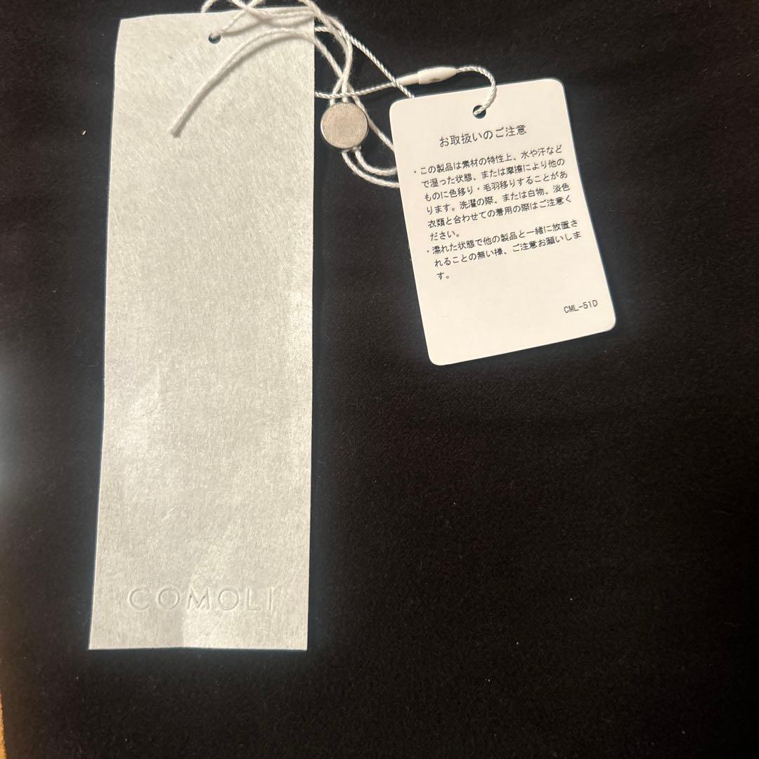 COMOLI モールスキン5Pパンツ　黒　サイズ3 2024FW