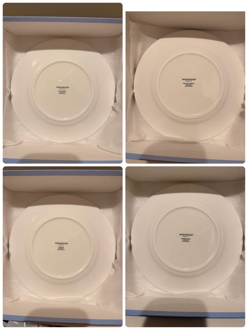 ウェッジウッド　ワンダーラスト　20cm プレート4枚セット