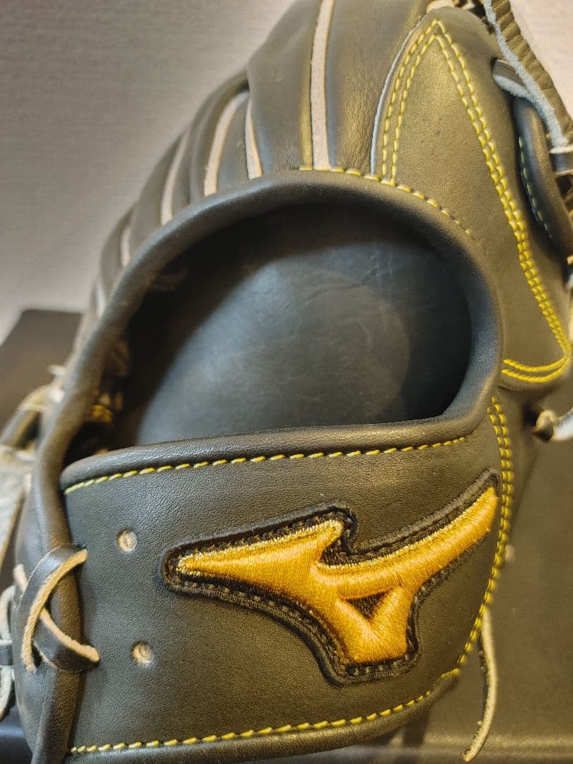 ミズノプロ　硬式　外野　ブラック　右投げ