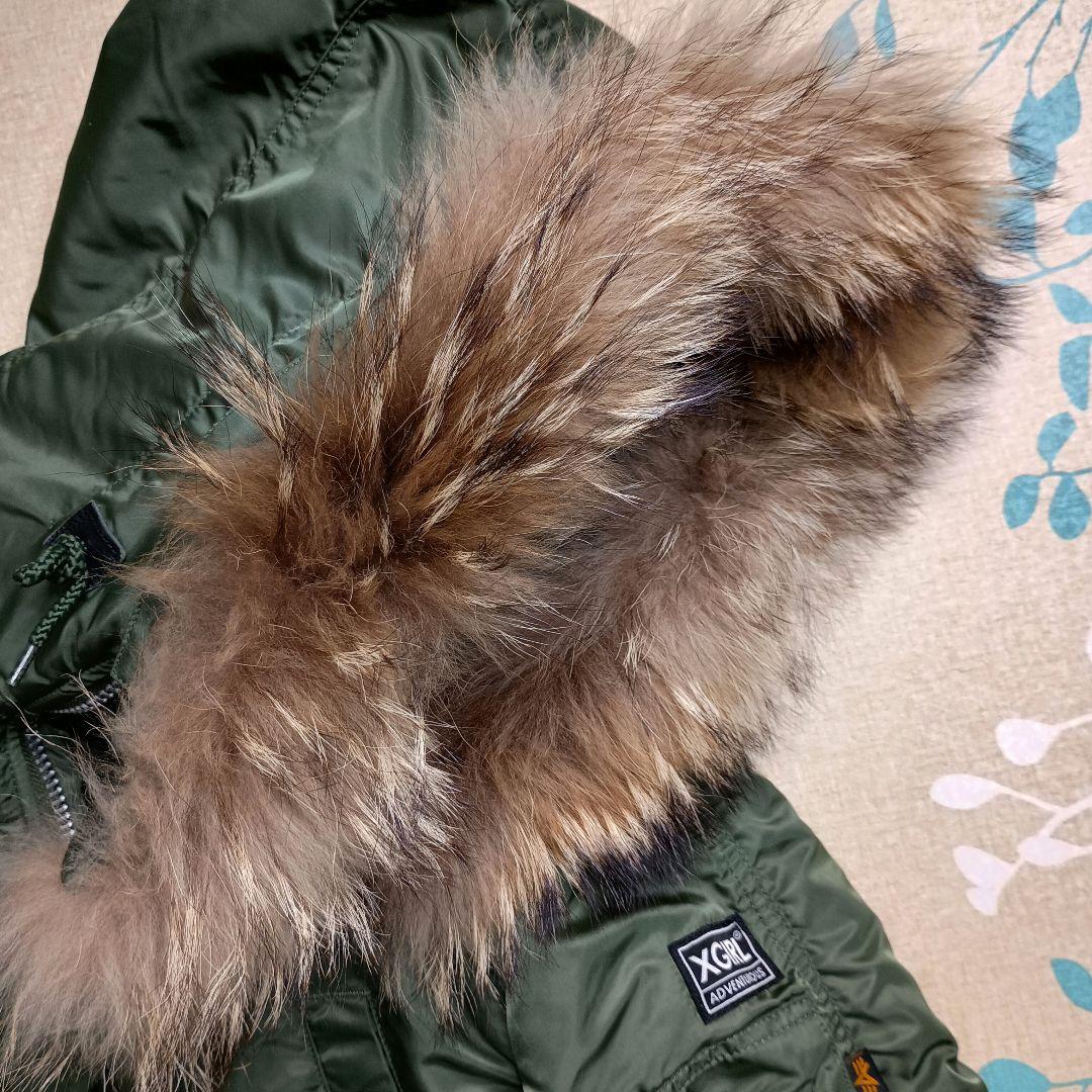 ALPHA ✕ X-GIRL N-3B ミリタリージャケット M