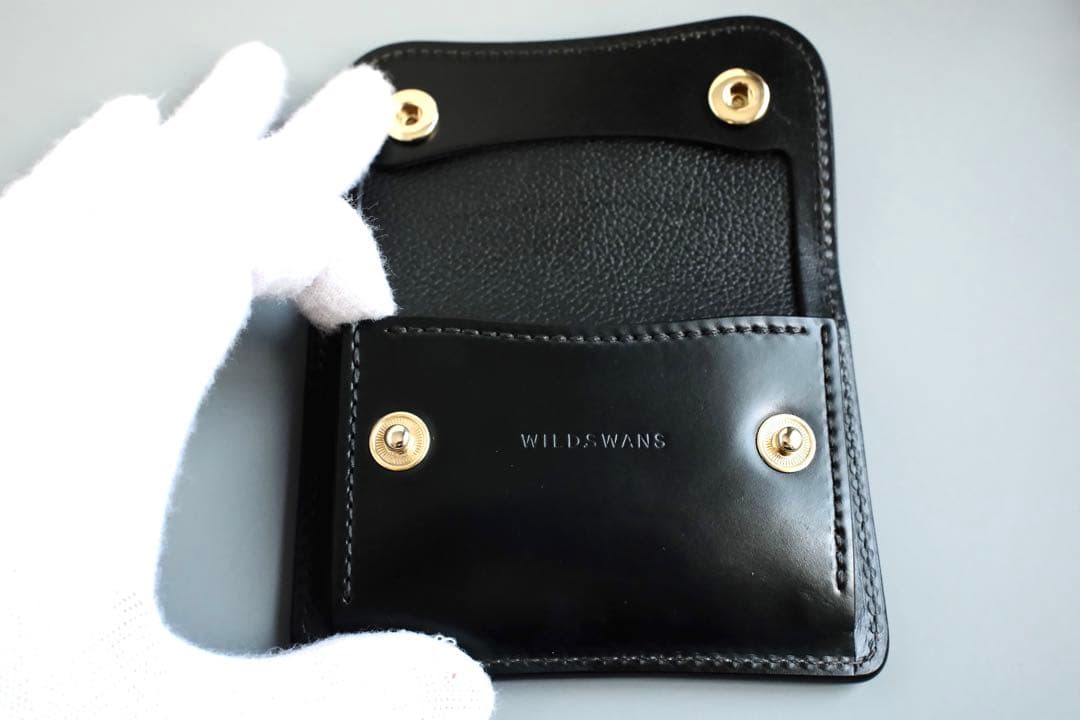 【さち】WILD SWANS タング シェルコードバン 黒