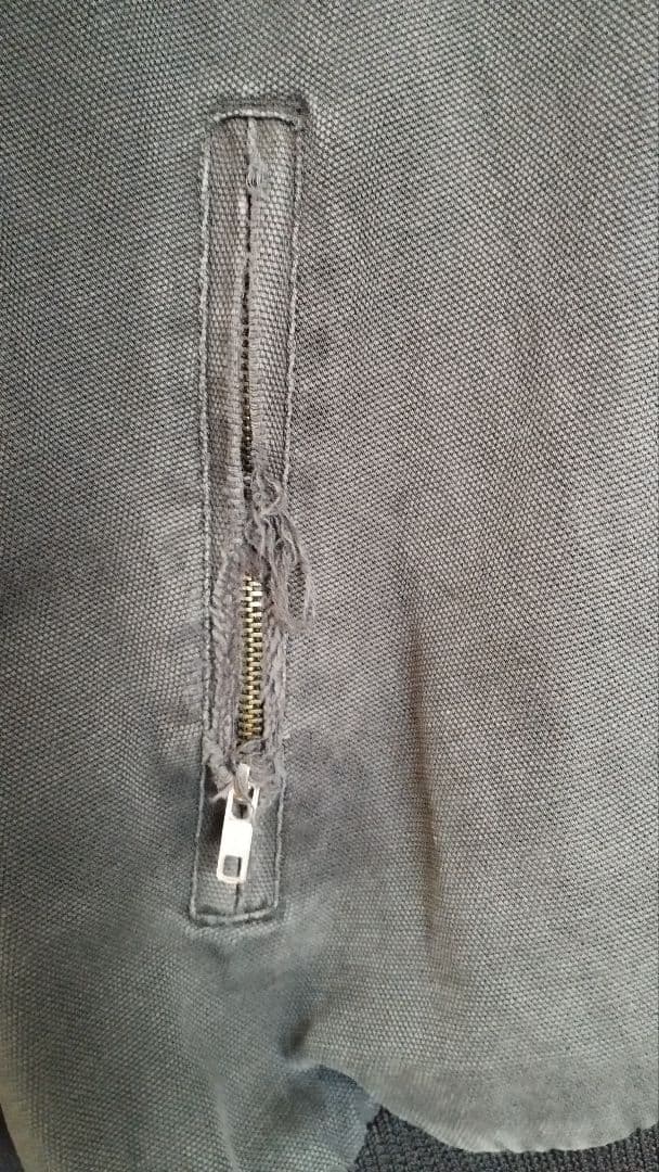 ボロの美学！雰囲気系 ダック地アクティブジャケット カーハートワーク系