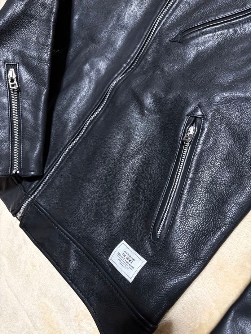 CRIMIE シングルライダースジャケット